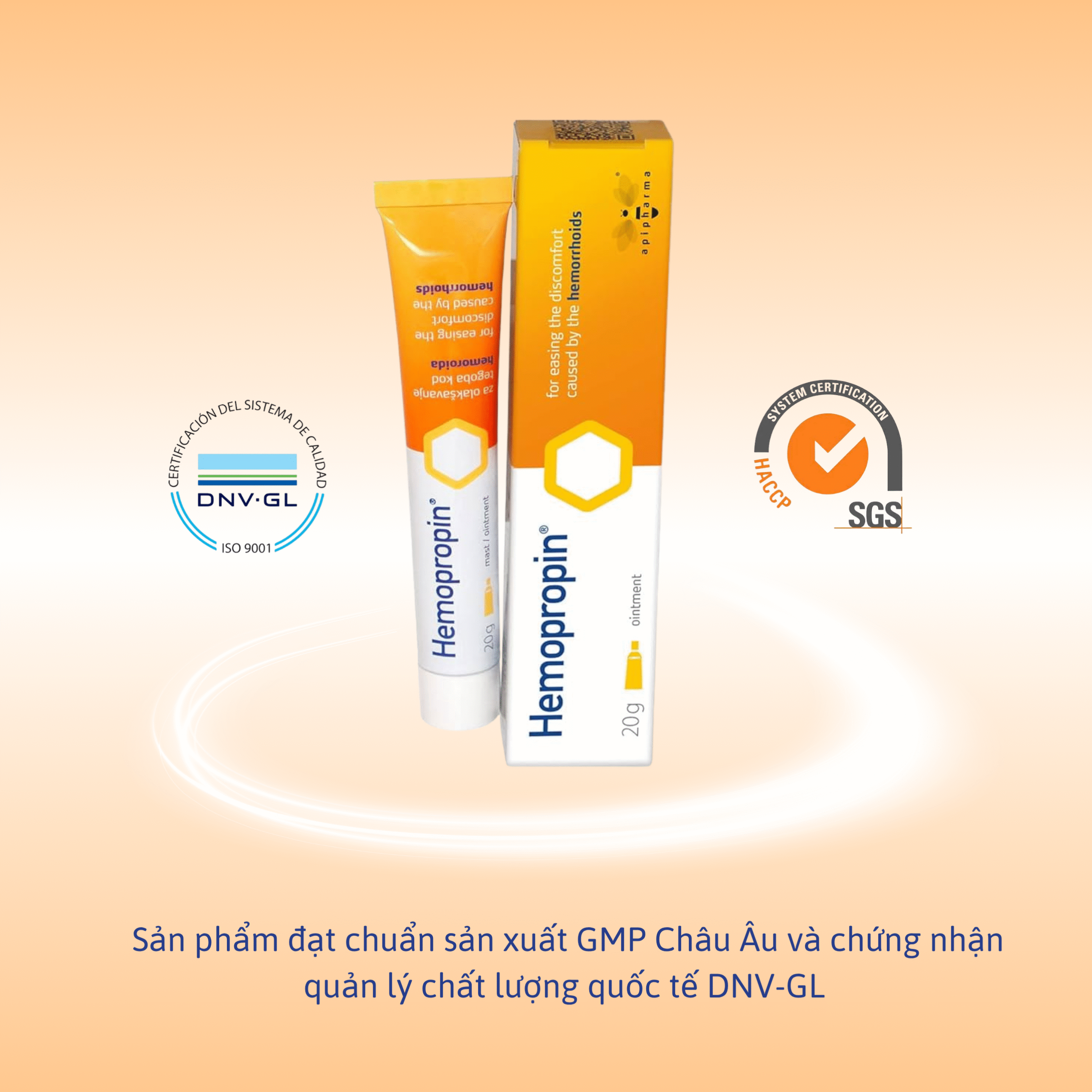 Kem boi tri dang mo chua keo ong Hemopropin 4