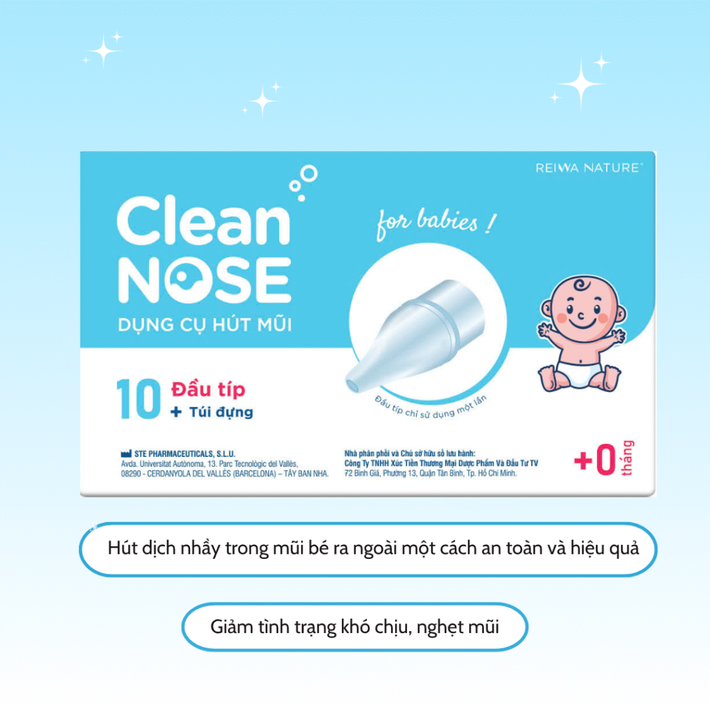 Clean NOSE dụng cụ hút mũi Web